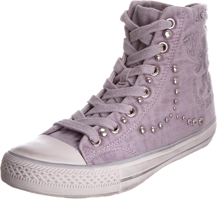 REPLAY Women's Book Dye Lilac Lace Up Trainer GWV01.003.C0026T.032 5 UK