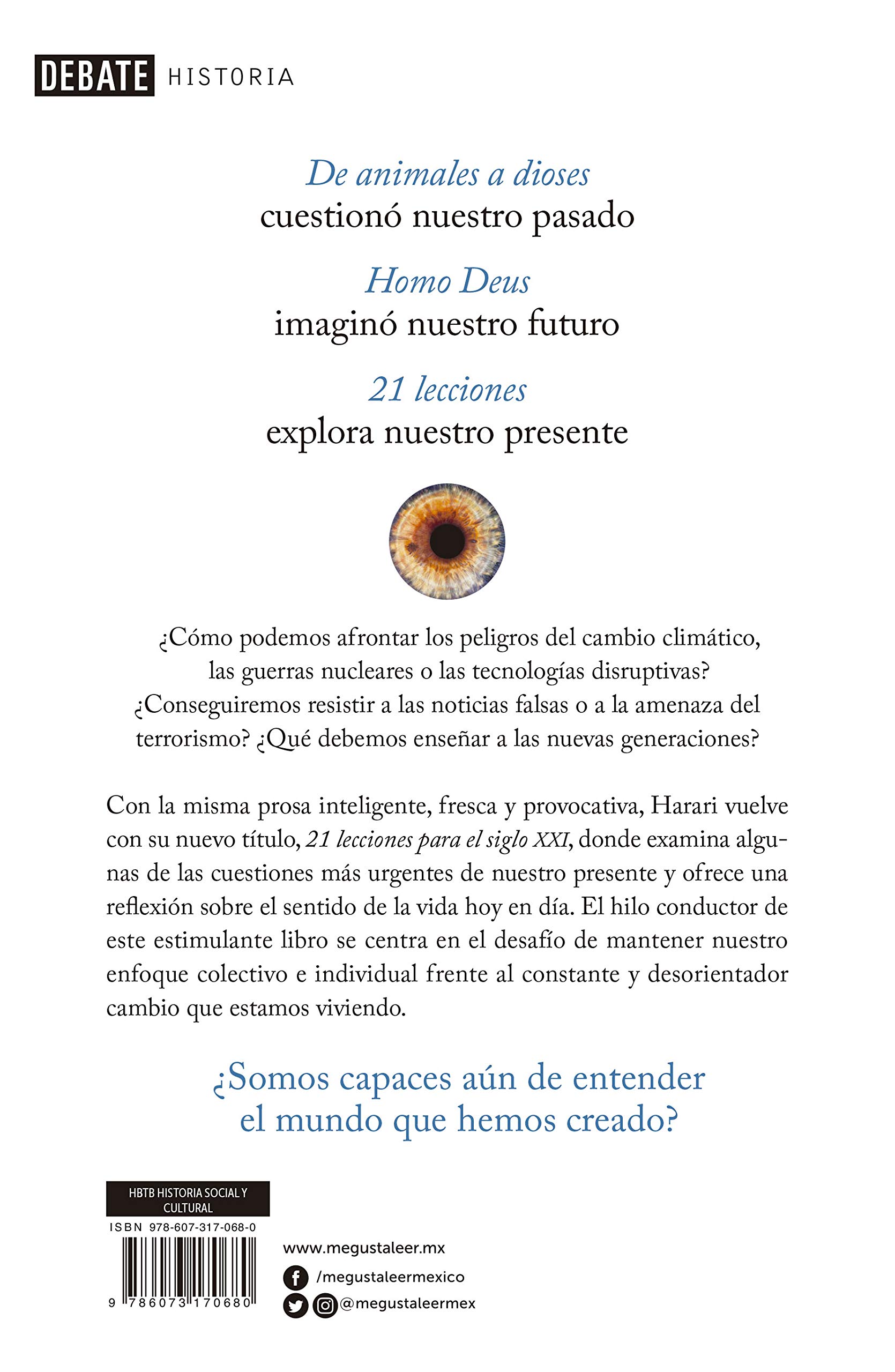 Amazon Com 21 Lecciones Para El Siglo Xxi 9786073170680 Harari Yuval Noah Libros