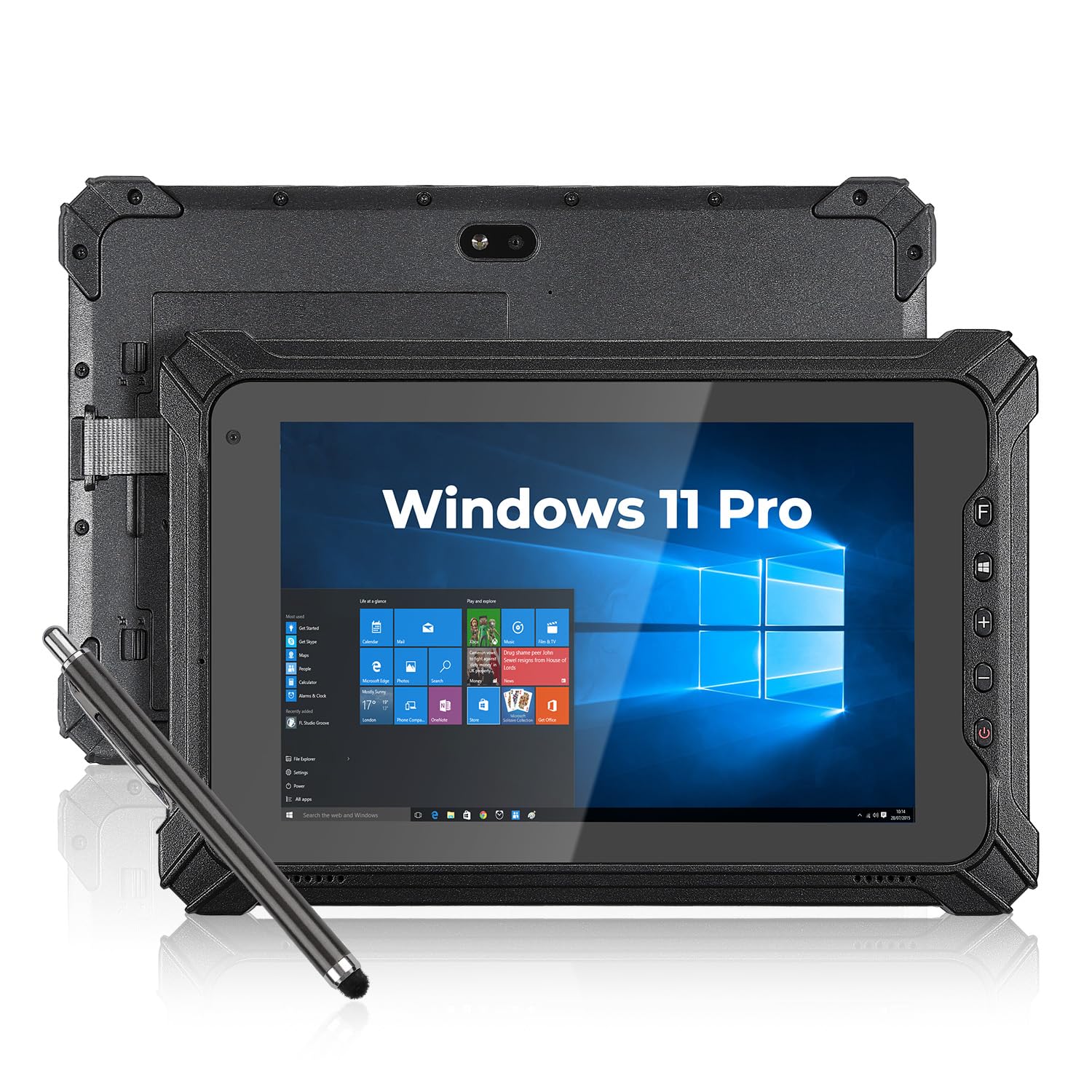 MUNBYN 2025 Rugged Windows Tablet IRT06, 8