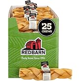 Redbarn Small Collagen Sticks 100% Natural Beef Dog Chew, 25 Pack | Alternative to Traditional Rawhide and Bully Sticks for Small to Medium Dogs - Long Lasting, Supports Dental and Joint Health