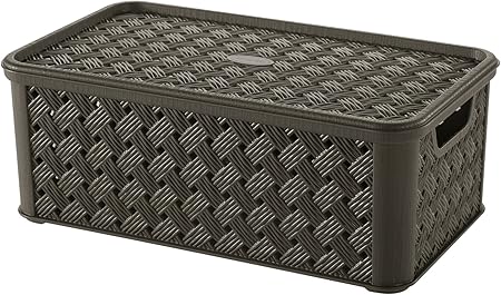 Tontarelli Set Caja de Almacenamiento 8 Uds. Arianna 4L: Amazon.es: Hogar