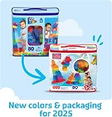Mega Bloks Fisher-Price Toddler Big Building Bag 80 Pieces Blue 1+ DCH63 view 8