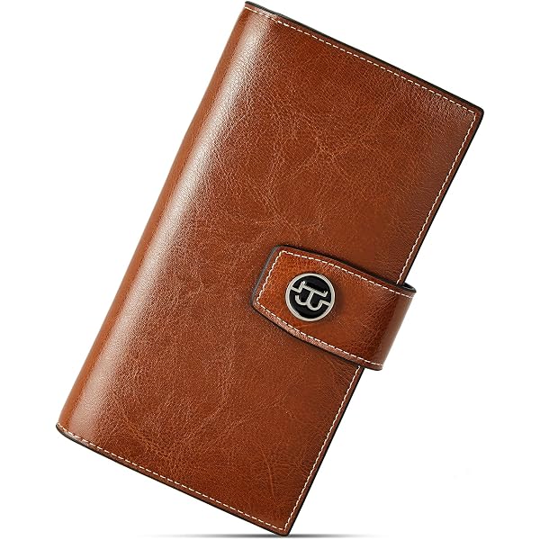 Wekunro RFID Blocking Leather Wallet For Men - Waterproof, Holds 14 Cards, Slim Design