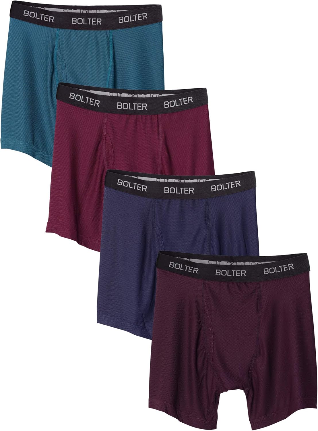 Bolter Men's Nylon Spandex Performance Boxer Briefs Black Amazon.ca