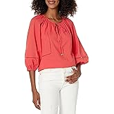 Trina Turk Womens Cotton BlouseBlouse