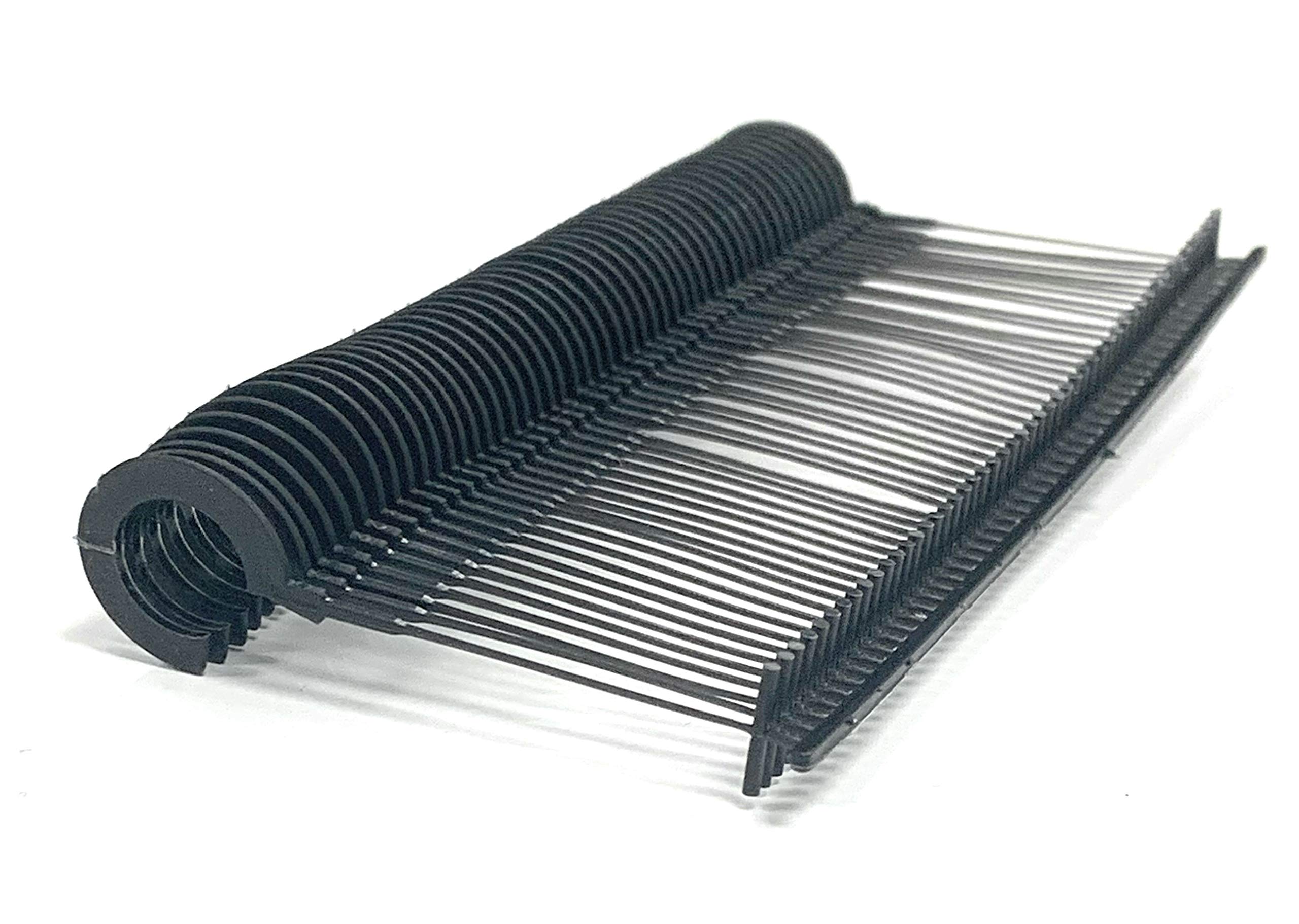 5000 x Black Tagging Hook Barbs Tag Gun Refill J Rounded Pins Clothing Price Tagger Label Fasteners 15mm