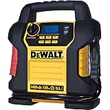 DEWALT DXAEJ14 Digital Portable Power Station Jump Starter 1400 Peak Amp Battery Booster, 120 PSI Digital Air Compressor, 3.1
