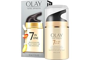 Olay Total Effects 7-In-One Face Moisturizer with Vitamin B3, Niacinamide, Daily CC Cream + Touch of Foundation, 50 mL