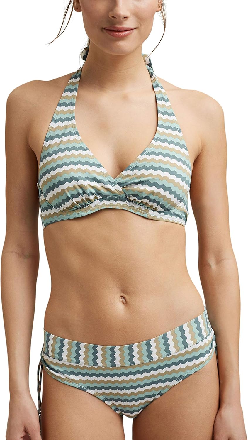 ESPRIT Damen Mulia Beach Nyrunderwire Halterneck Bikini Amazon.de