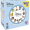 Asmodee Spot It! Disney Card Game Eco-Blister Edition, 5-in-1 Visual Perception Game for Quick Reflexes and Family Fun, Ages