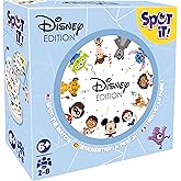 Asmodee Spot It! Disney Card Game Eco-Blister Edition, 5-in-1 Visual Perception Game for Quick Reflexes and Family Fun, Ages 