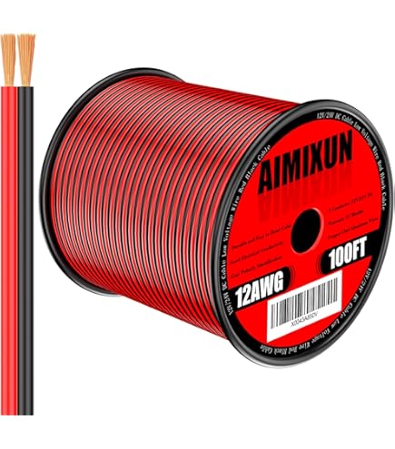 14 Gauge 100ft Red Primary Wire – For 12V Car, Boat, RV & Remote Power