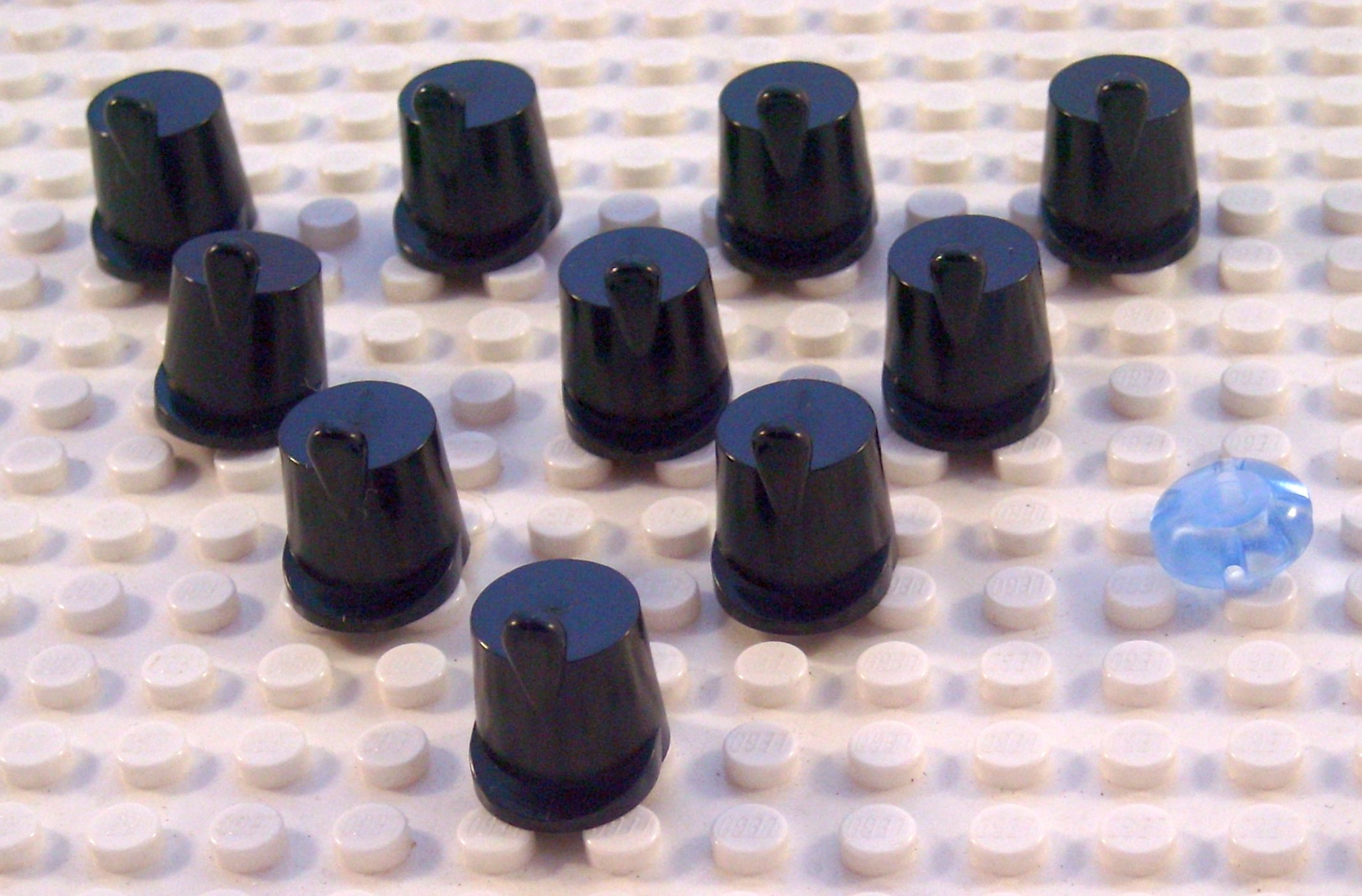 LEGO Piraten – 10x Shako/Hat for Soldiers + Blue Icon
