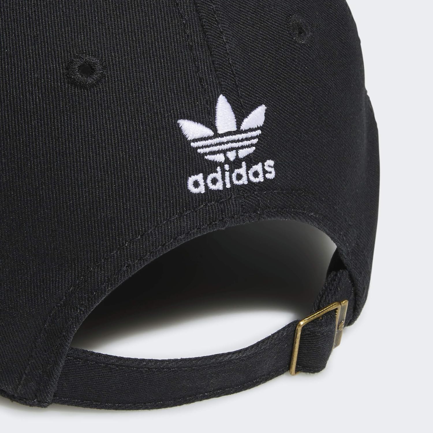 adidas Originals Women's Relaxed Adjustable Strapback Cap, Black/White, One Size: Sports & Outdoors