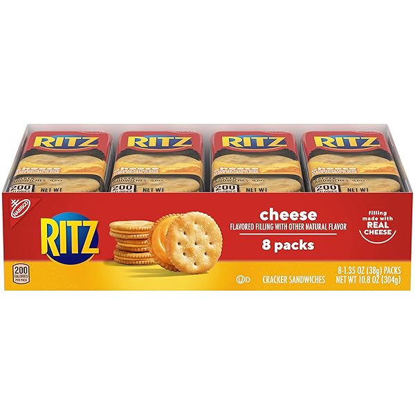 NABISCO RITZ CRACKER SANDWICHES, CHEESE, 10.8 OZ
