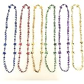 Robbstark 12 Pcs Happy Birthday Bead Necklace Party Gift Supplies