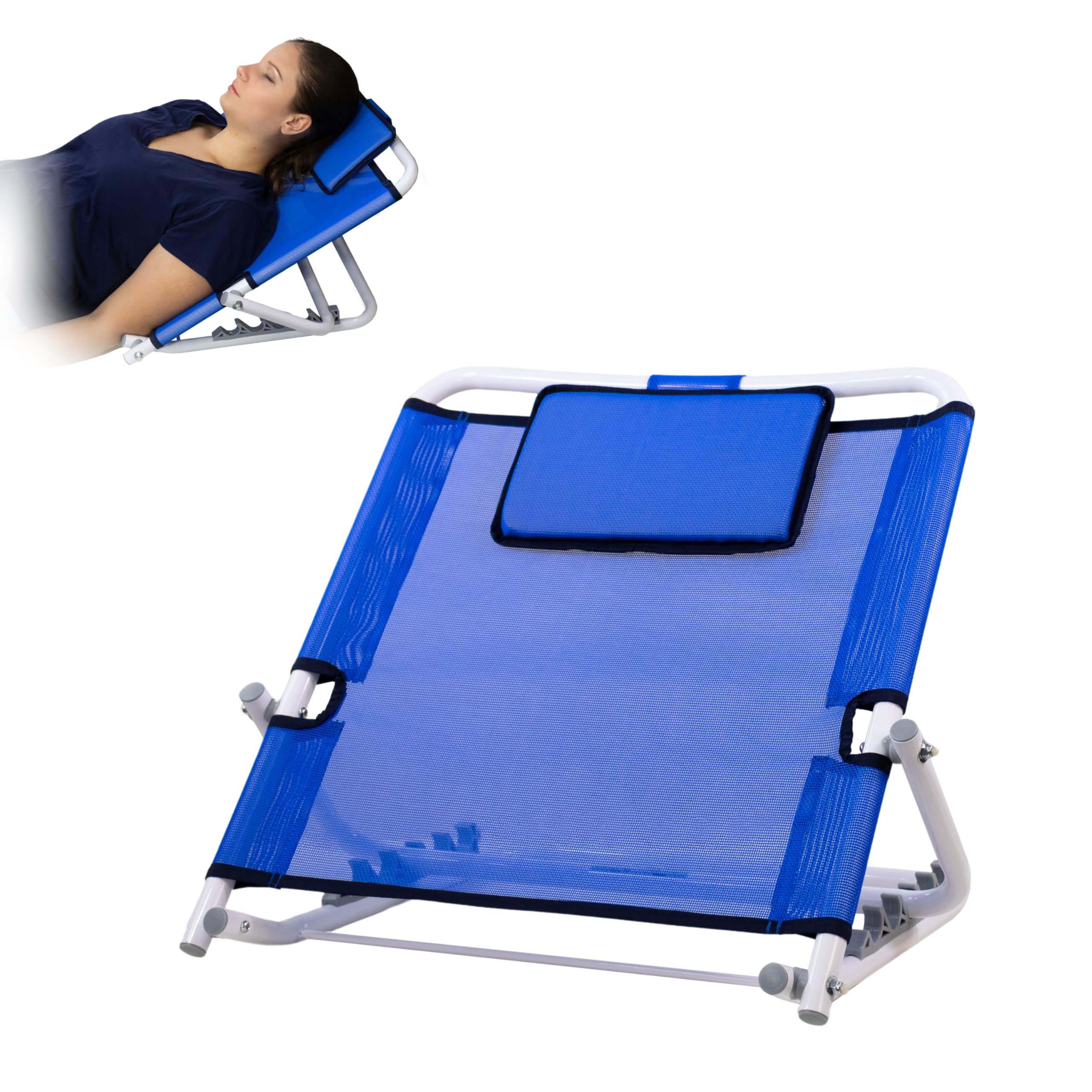 Mobiclinic, Adjustable Bed Backrest, Adjustable Backrest, Backrest for Bed, Bed Support for Elderly and Disabled People, Lumbar Support, Adjustable Sit-Up Bed