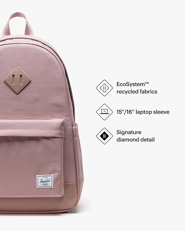 Unisex Heritage Backpack Ash Rose Standard - 24L