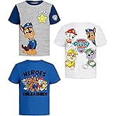 Paw Patrol Graphic T-Shirt (Sets) Marshall Chase Rubble Rocky Skye Everest Zuma Outfit Tee Toddlers Birthday to Kids Clothes
