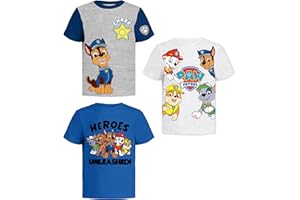 NICKELODEON Paw Patrol Graphic T-Shirt (Sets) Marshall Chase Rubble Rocky Skye Everest Zuma Outfit Tee Toddlers Birthday to Kids Clothes