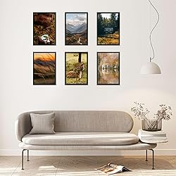 QOTIB Wood 14x19 Picture Frame Black for Wall