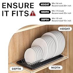 Simple Houseware Plate Drying Rack with