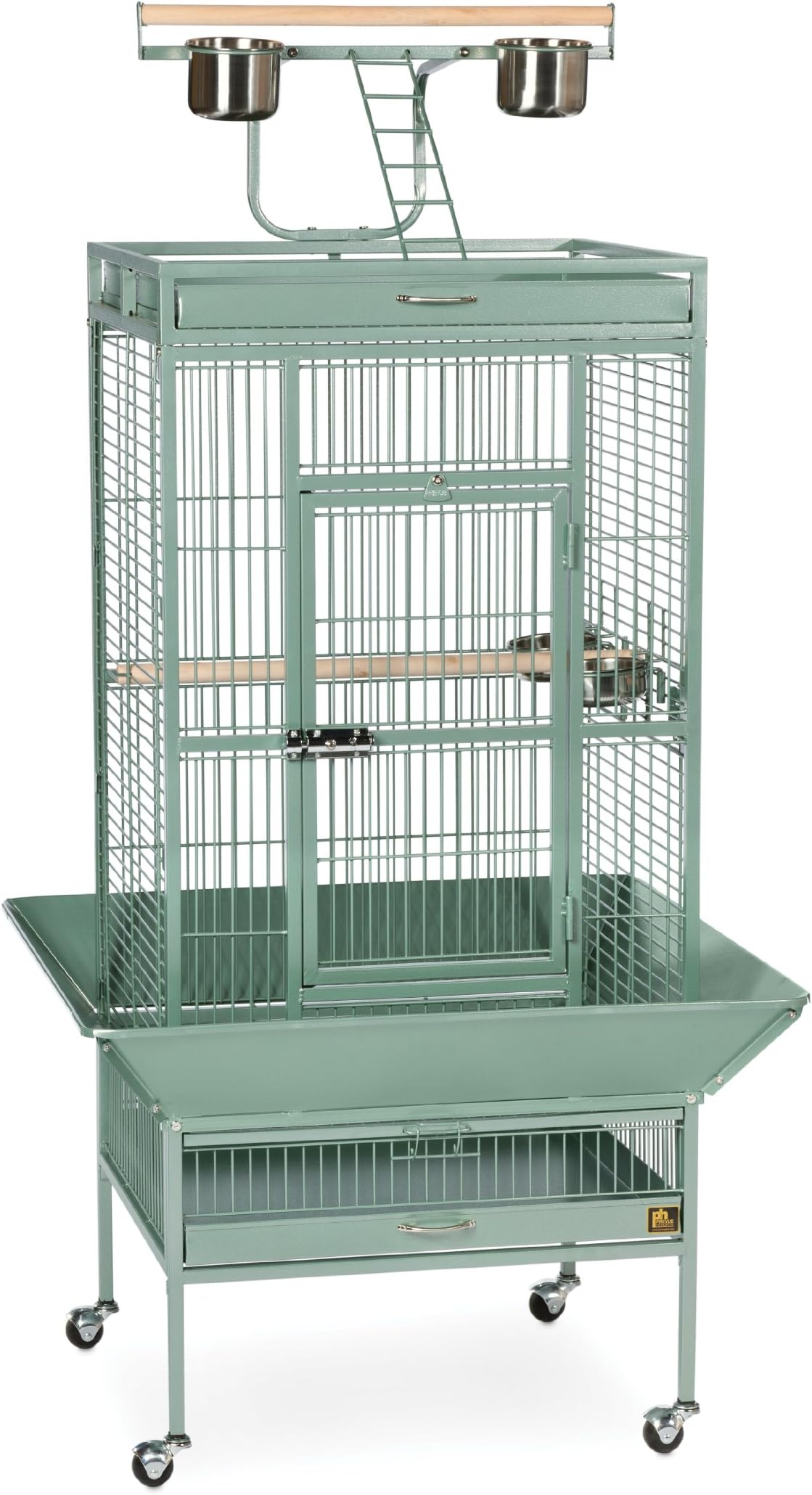 PREVUE PET PRODUCTSWrought Iron Select Bird Cage 3152SAGE Sage Green, 24-Inch by 20-Inch by 60-Inch