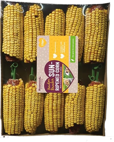 Rosewood Boredom Breaker Sun-Ripened Corn Small Animal Treats Pack of 10