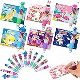 Colarr 36 Pack Valentines Day Pens for Classroom Students 4-in-1 Multicolor Ballpoint Pen with Valentines Cards Valentine's Gifts Bulk for Classroom Exchange Gifts Students Rewards Prizes Supplies