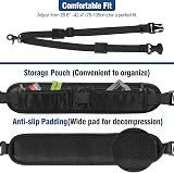 KTUEOV Camera Strap Quick Release Shoulder Padded Nylon Adjustable w/ Safety view 4