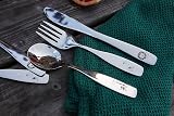 EXZACT Children Cutlery 6Pcs Stainless 18/10 Safari Giraffe Lion Kids view 8