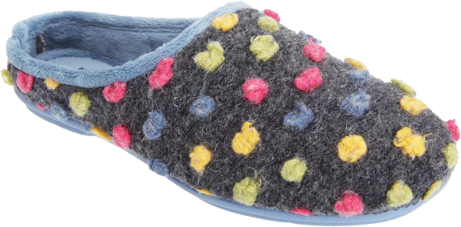 knitted mule slippers