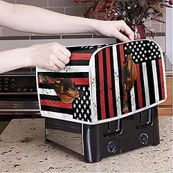 Talayituse American Flag Horse 4 Slice Toaster