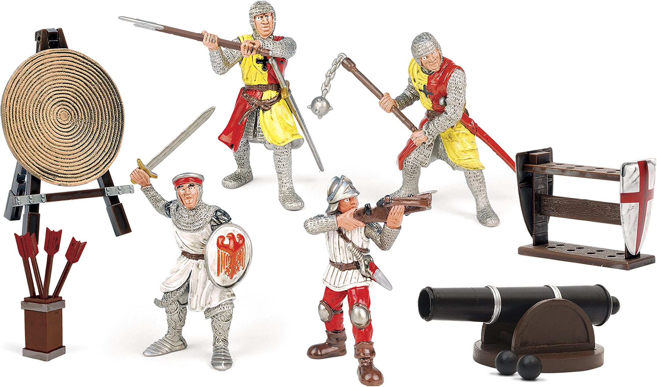 Toy Major Knight with Accessories Playset (4-Piece)
