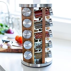 Orii 20 Jar Spice Rack with Spices Included - Tower