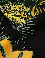 COOFANDY Men Summer Beach Hawaiian Two Piece Casual