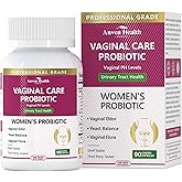 Anven Health Vaginal Probiotics for Women pH Balance with Prebiotics - 60 Billion CFU for Odor, Yeast & Digestion - Cranberry for Urinary Tract & Hormonal Balance - Vegan & Non-GMO | 90 Capsules