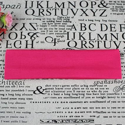 ellaroom Elaborate Available 4 Pcs Yoga Hair Bands Sport Elastic Headband Sports Yoga Accessory Dance Stretch Ribbon Hairband(None Rosemary.)