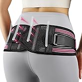 Fitomo X-Shape Hip Brace - SI Joint & Sacroiliac Support Belt for Sciatica Pain Relief, Postpartum Recovery, Pelvic Stabilization - Breathable Two-Panel Design with 4 Silicone strips (Adjustable, XL)