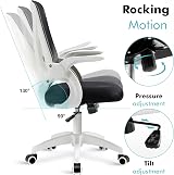 Blisswood Office Mesh Chair with 90° Flip-Up Armrests Ergonomic Lumbar Support view 6
