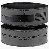 Weight Lifting Belt - Lever Gym Belt for Weightlifting, 10mm Leather Weight Belt for Men - 4 Inches Wide for Support & Stability for Workouts, Powerlifting, Bodybuilding, Fitness & Crossfit