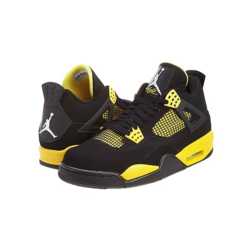 black and yellow jordan retro 4