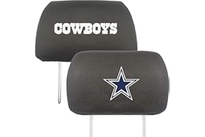 FANMATS NFL Unisex-Adult Embroidered Head Rest Cover