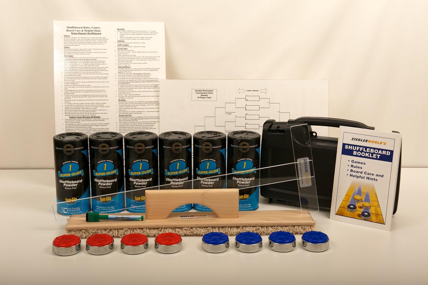 Best shuffleboard table puck set