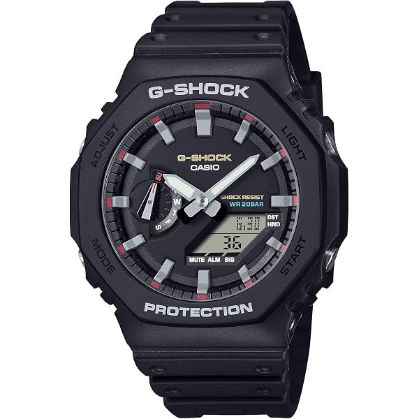 Relógio Casio G-Shock GA-2100-1A2DR Neon Accent Series | Amazon.com.br