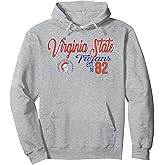Virginia State Trojans HBCU Est 1882 Gray Pullover Hoodie
