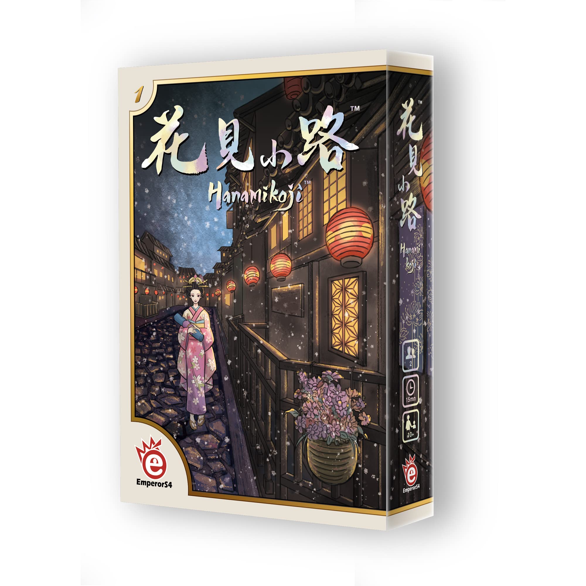 EmperorS4 | Hanamikoji | Board Game | 2 Players | Ages 10+ | 15 Minute Playing Time