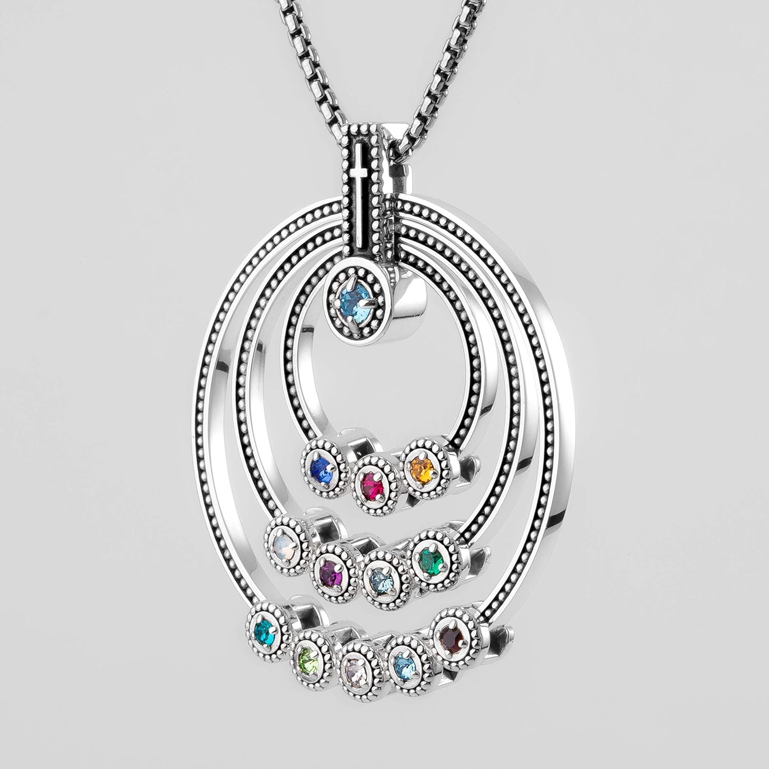 grandmother birthstone necklace