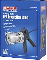 Faithfull 10W LED Inspection Lamp 800 Lumens 240V Clamp Light 5M Cable view 4