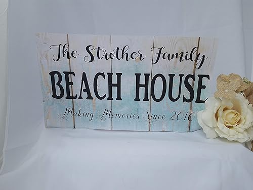 Amazon Com Personalized Beach Signs Wall Decor Beach Signs For